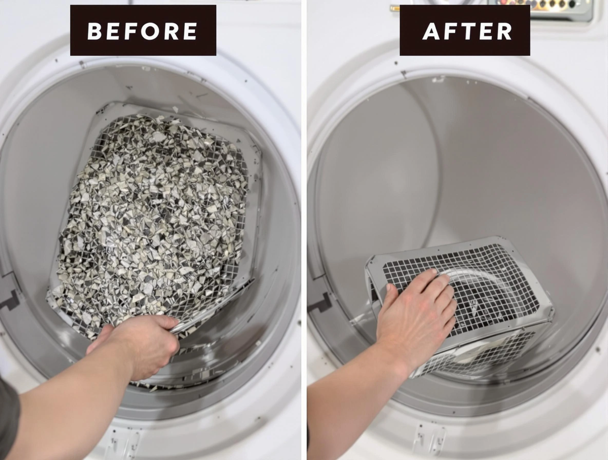 Professional lint trap cleaning by Swissvale Dryer Vent Cleaning in Swissvale