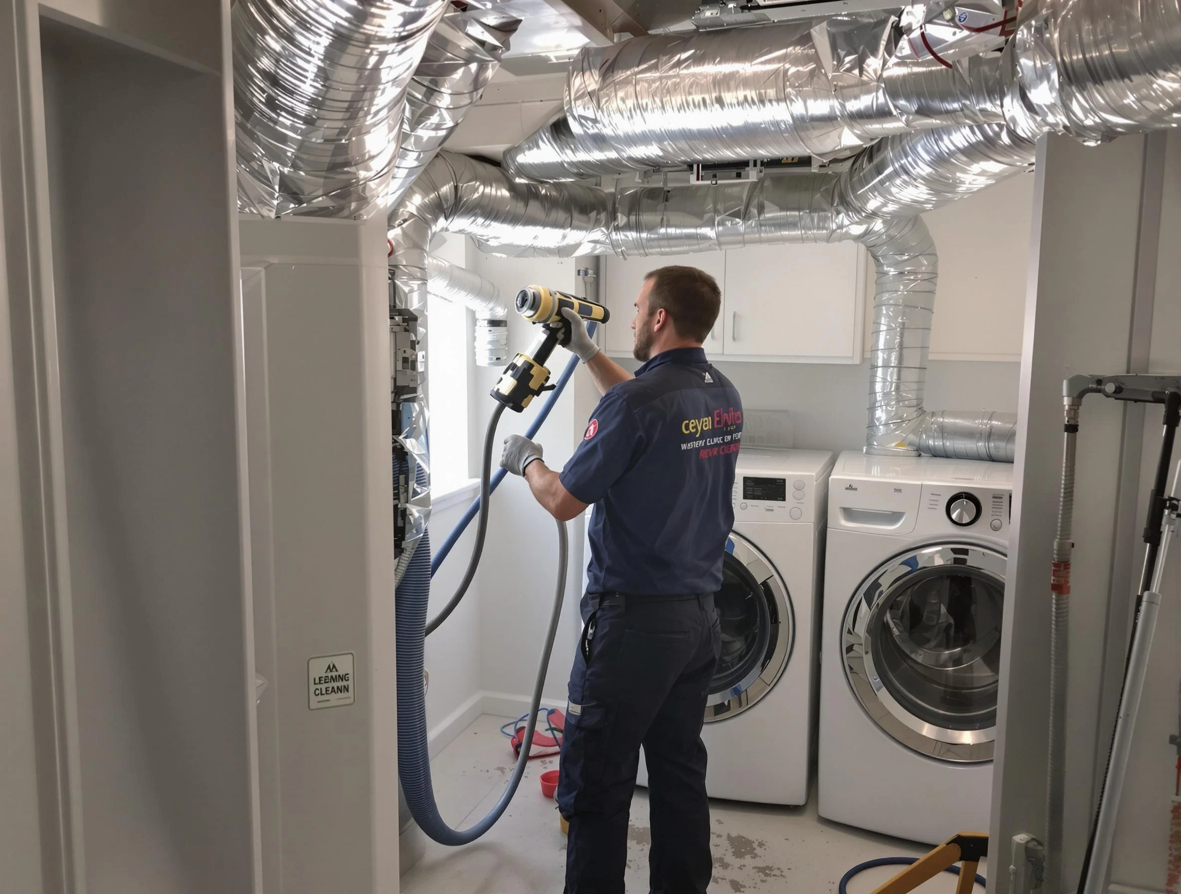 Swissvale Dryer Vent Cleaning specialist using advanced equipment for thorough duct cleaning in Swissvale