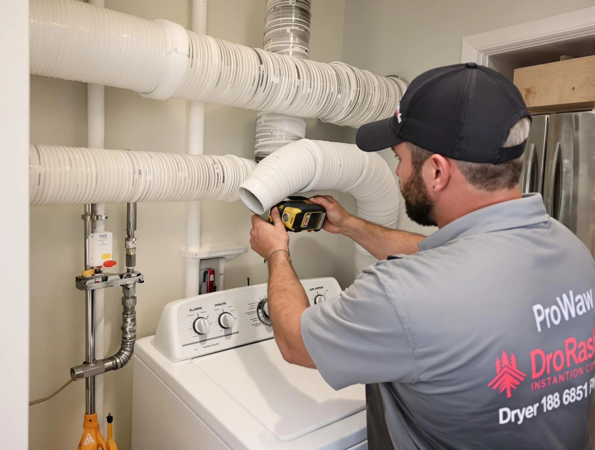 Professional dryer vent hose installation by Swissvale Dryer Vent Cleaning in Swissvale
